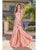 Dancing Queen 4262 - Sleeveless Silky Satin Prom Dress Prom Dresses XS / Rose Gold