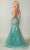 Dancing Queen 4353 - Sleeveless Trumpet Prom Dress Prom Dresses M / Sage