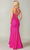 Dancing Queen 4409 - Beaded Strap Sheath Prom Gown Prom Dresses