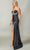 Dancing Queen 4414 - Strapless Side Draped Prom Gown Prom Dresses