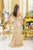 Dancing Queen 4426 - Sequined Lace Appliqued Prom Gown Prom Dresses