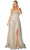 Dancing Queen 4428 - Metallic A-Line Prom Dress Prom Dresses