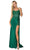 Dancing Queen 4436 - Sleeveless Embroidered Prom Gown Prom Dresses XS / Hunter Green