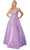 Dancing Queen 4452 - Embroidered V-Neck Prom Gown Prom Dresses XS / Lilac