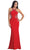 Dancing Queen 9007 - Beaded Midriff Long Gown Evening Dresses