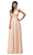 Dancing Queen 9111 - Ruched Chiffon Long Dress Mother of the Bride Dresses