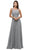 Dancing Queen 9111 - Ruched Chiffon Long Dress Mother of the Bride Dresses