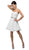 Dancing Queen - 9115 Surplice Sweetheart Bodice Chiffon Prom Dress Prom Dresses XS / Off White