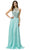 Dancing Queen 9233 - Halter Pleated Skirt Prom Gown Prom Dresses