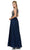 Dancing Queen 9266 - Cap Sleeve Applique Long Dress Evening Dresses