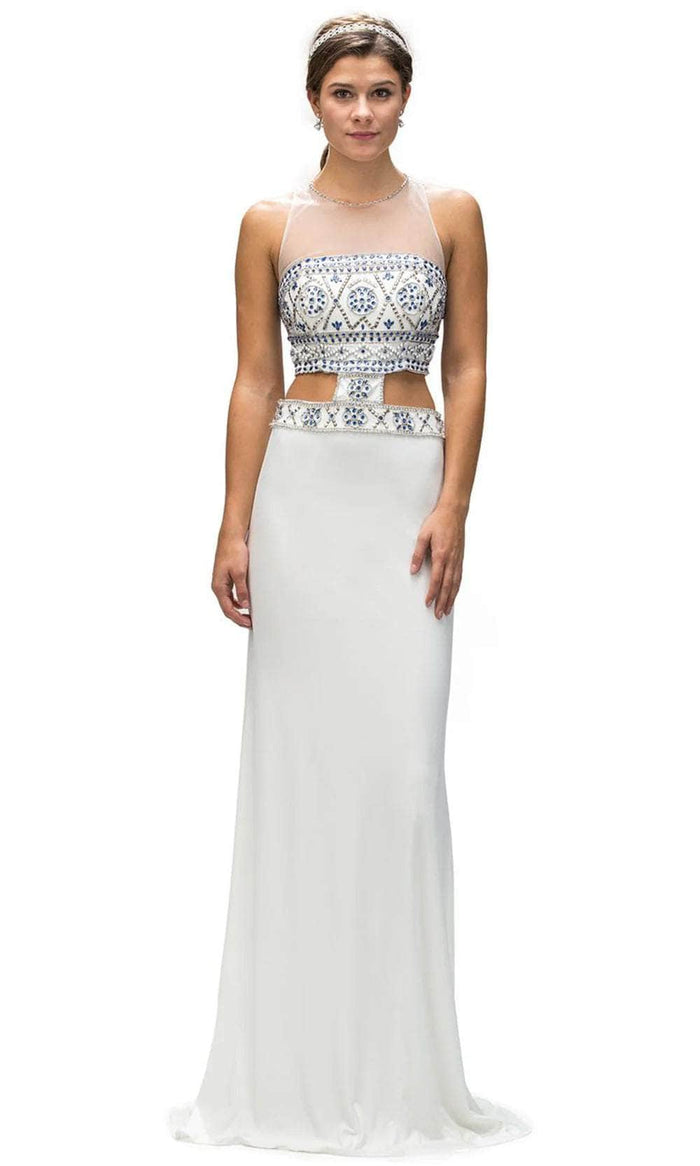 Dancing Queen 9280 - Beaded Cutout Evening Dress Evening Dresses