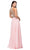 Dancing Queen 9293 - Illusion High Halter Prom Gown Prom Dresses