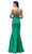 Dancing Queen 9355 - Sleeveless Linear Beaded Prom Gown Prom Dresses XS / Green