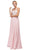 Dancing Queen 9603 - Adorned Illusion Long Dress Bridesmaid Dresses