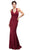 Dancing Queen 9637 - Cutout Racer Back Prom Gown Prom Dresses XS / Burgundy