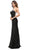 Dancing Queen 9715 - Beaded Illusion Long Dress Evening Dresses XS / Black