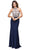 Dancing Queen 9777 - Halter Beaded Illusion Prom Gown Evening Dresses