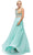 Dancing Queen 9789 - Cutout Back Beaded Prom Gown Prom Dresses XS / Mint