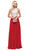 Dancing Queen 9881 - High Halter A-Line Prom Gown Prom Dresses