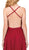 Dancing Queen - Beaded Lace V-neck A-line Prom Dress 9850 Prom Dresses XL / Burgundy