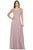 Dancing Queen - Cap Sleeve Floral Lace Prom Dress 4122 - 1 pc Champagne In Size L and 1 pc Mocha in Size L Available Prom Dresses L / Mocha