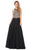 Dancing Queen - Illusion Halter Prom Dress 2251 Prom Dresses XS / Black