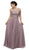 Dancing Queen - Sleeveless Lace Bodice Chiffon Prom Dress 9325 Prom Dresses XS / Mocha