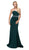 Dancing Queen Strapless Sweetheart Beaded Dress 9720 - 1 Pc. Blush in size Extra Small Available Prom Dresses XS / Hunter Green