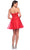 Dave & Johnny 11726 - Floral Applique Sleeveless Cocktail Dress Homecoming Dresses