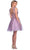 Dave & Johnny 11752 - Tie Straps Floral Print Cocktail Dress Homecoming Dresses