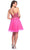 Dave & Johnny 11764 - Beaded Bodice Plunging Cocktail Dress Homecoming Dresses