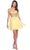 Dave & Johnny 11789 - Sheer Corset Sweetheart Cocktail Dress Homecoming Dresses