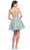 Dave & Johnny 11808 - Sweetheart Glitter A-Line Cocktail Dress Homecoming Dresses