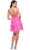 Dave & Johnny 11878 - Beaded Strapless Ruffled Cocktail Dress Homecoming Dresses