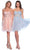 Dave & Johnny 11973 - Sweetheart Sequin Lace Cocktail Dress Homecoming Dresses 00 / Ice Blue