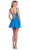 Dave & Johnny 11987 - 3D Embellished Sleeveless Cocktail Dress Homecoming Dresses