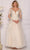 Dave & Johnny Bridal 10299W - Long Sleeve Applique Gown Bridal Dresses