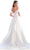 Dave & Johnny Bridal 11334 - Off Shoulder Satin Bridal Gown Wedding Dresses