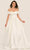 Dave & Johnny Bridal 11334 - Off Shoulder Satin Bridal Gown Wedding Dresses