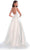 Dave & Johnny Bridal 12119 - Satin A-Line Bridal Gown Wedding Dresses