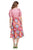 Donna Morgan D8308M - V-Neck Multicolor Floral Casual Dress Special Occasion Dress