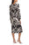 Donna Morgan D8441M - Tie Waist Marble Print Dress Special Occasion Dress