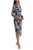 Donna Morgan D8441M - Tie Waist Marble Print Dress Special Occasion Dress