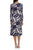 Donna Morgan D8441M - Tie Waist Marble Print Dress Special Occasion Dress