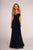 Elizabeth K GL2607 - Sweetheart Cutout Back Prom Dres Bridesmaid Dresses XS / Blush
