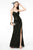 Elizabeth K GL2919 - Sleeveless Fully Sequin Evening Gown Evening Dresses S / Navy