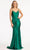 Elizabeth K GL3044 -V-Neck Sleeveless Prom Dress Prom Dresses 3XL / Navy