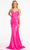 Elizabeth K GL3044 -V-Neck Sleeveless Prom Dress Prom Dresses 3XL / Navy