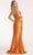 Elizabeth K GL3044 -V-Neck Sleeveless Prom Dress Prom Dresses 3XL / Navy