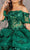 Elizabeth K GL3180 - Illusion Off-Shoulder Ballgown Special Occasion Dress